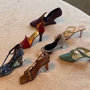 Just The Right Shoe. Assorted lot of 7, in excellent condition, no boxes.
